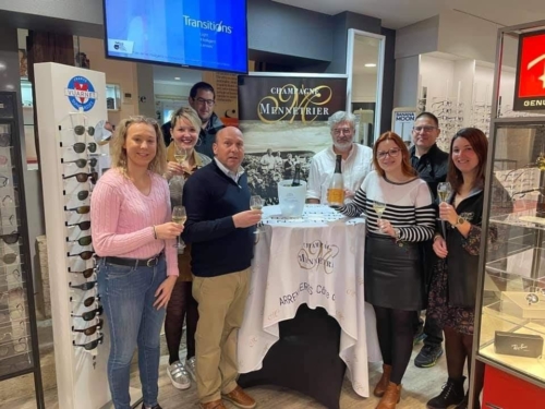 Champagne Day 2021 - Champagne Mennetrier chez Optique Mangin à Troyes