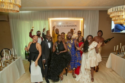 Way Production Villa @couleurconcept à Cocody Moët  Chandon - Champagne Day 2024